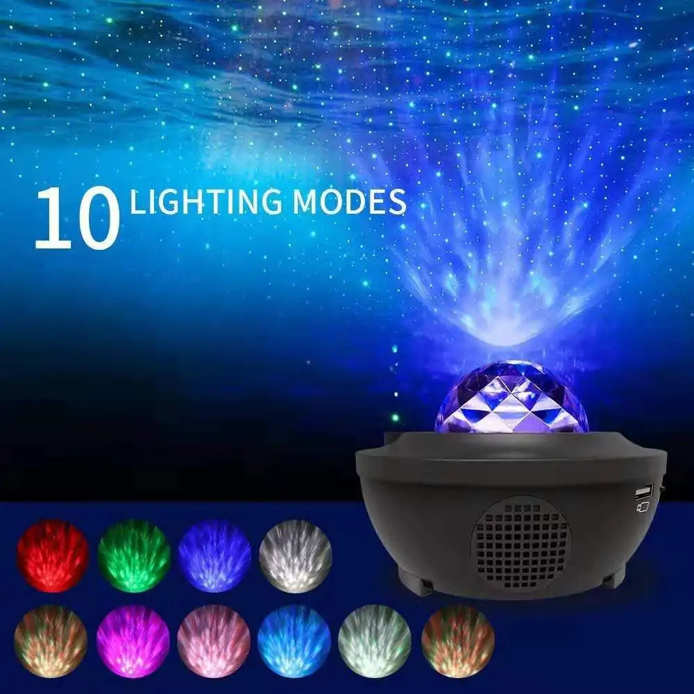 Galaxy LED-højttalerprojektorlys
