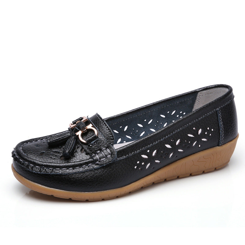 Emilie - Komfortable New Peas Flat sko