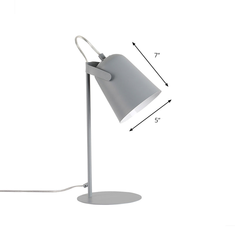 GlowShade - Justerbar Macaron Metallic skrivebordslampe