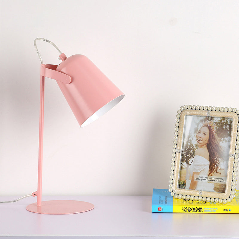 GlowShade - Justerbar Macaron Metallic skrivebordslampe
