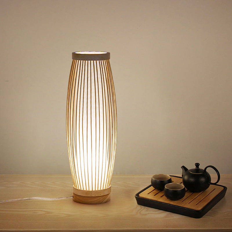 BambooSerenity - Asiatisk inspireret aflang natlampe
