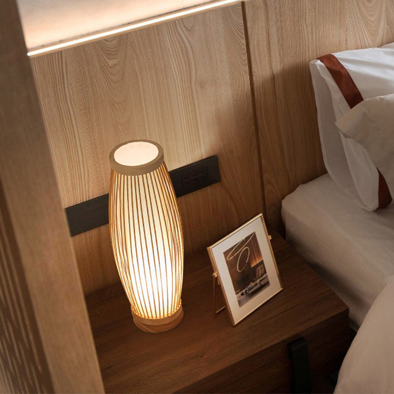 BambooSerenity - Asiatisk inspireret aflang natlampe