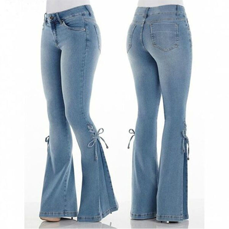 Karla - Midtaljede jeans til kvinder
