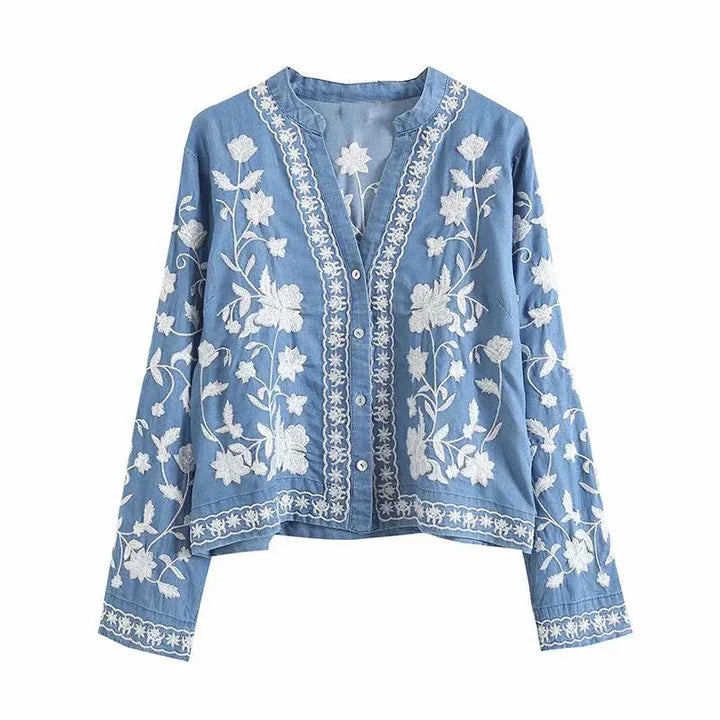 Zelma™ - Boho-broderet jakke