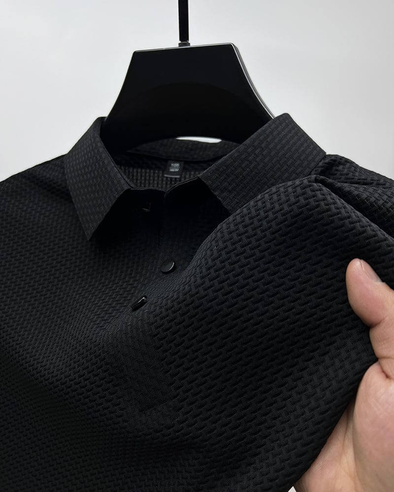 Ashton - Luksuriøs poloshirt med tekstur