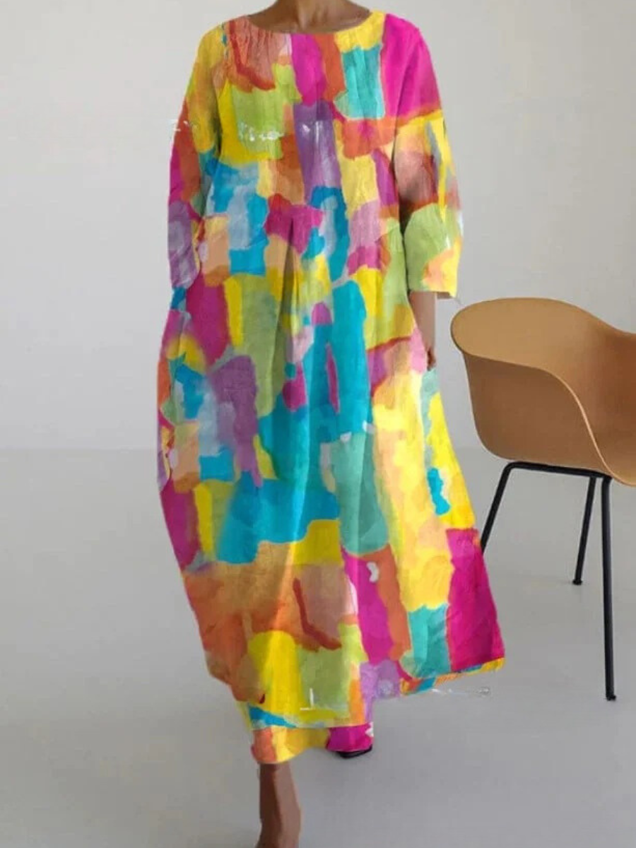 Edda - Elegant langærmet kjole