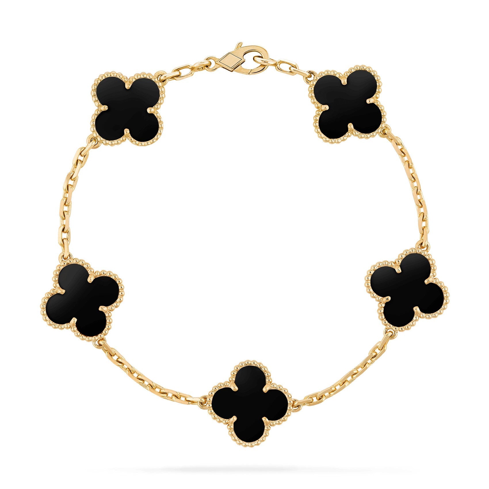 Variant image for Lucy | Elegant guld armbånd | Firebladet kløverdesign-4