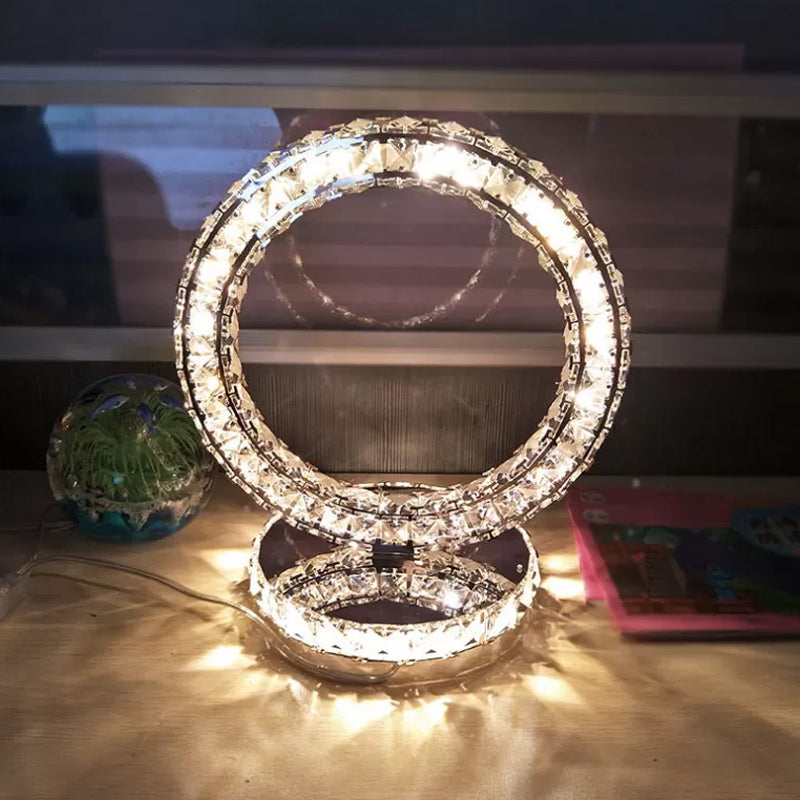Auralis - Krystalbelagt LED Natlampe