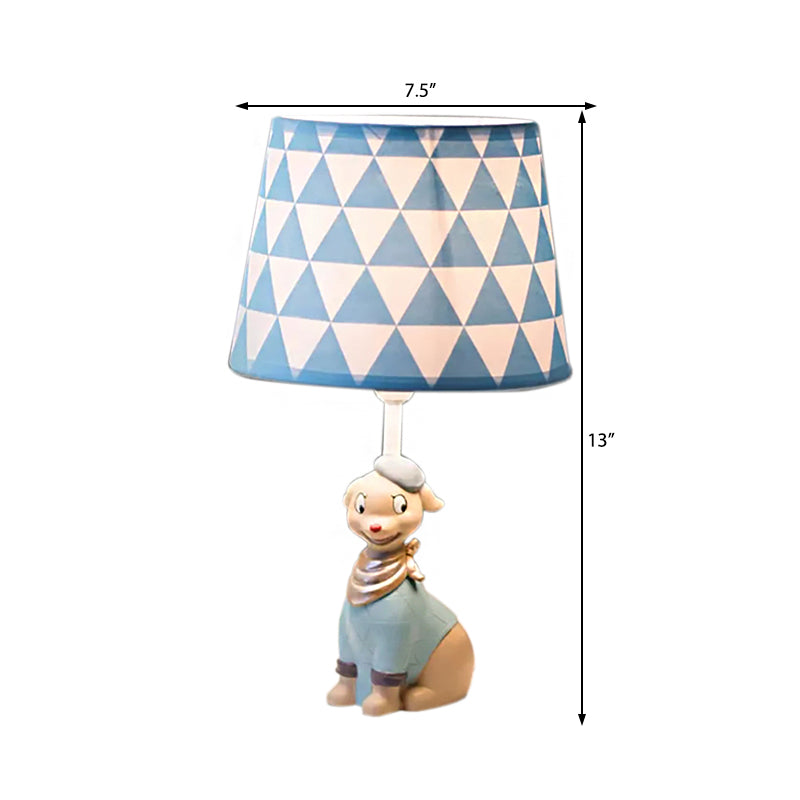 PupGlow – munter blå doggy skrivebordslampe til børn