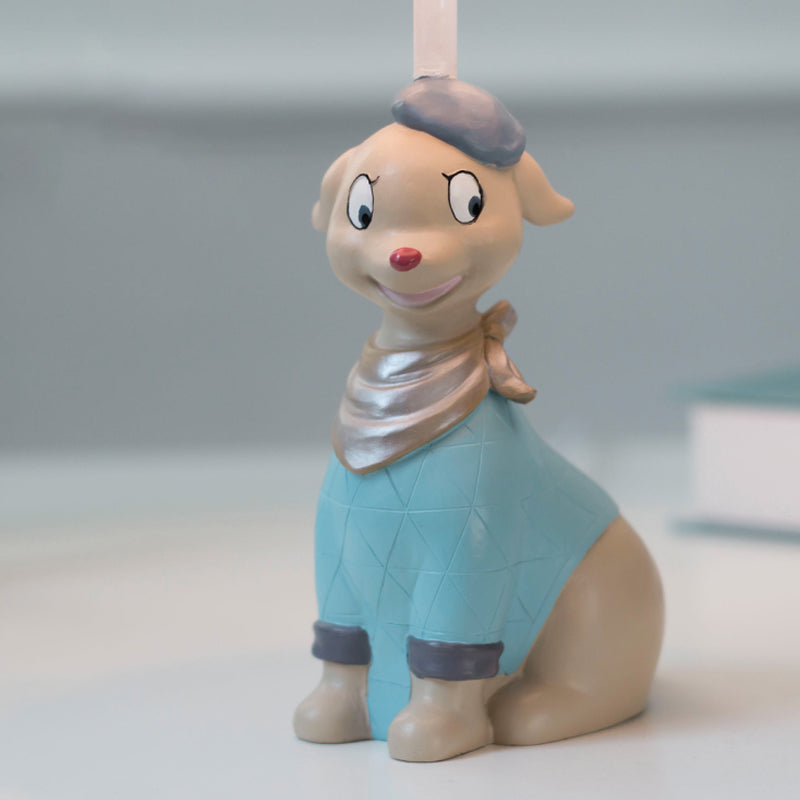 PupGlow – munter blå doggy skrivebordslampe til børn