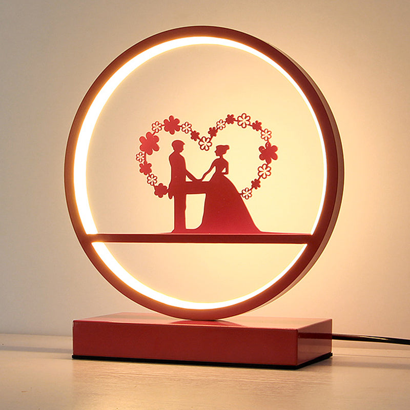 Lumeloop – Moderne løkkeformet romantisk bordlampe