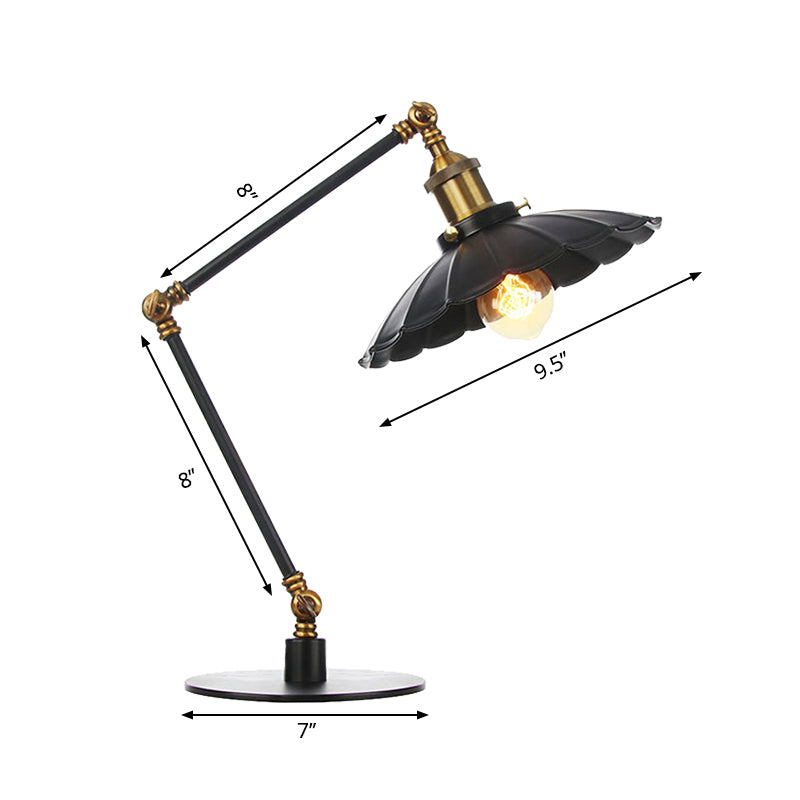 Lumineux - Vintage justerbar skrivebordslampe