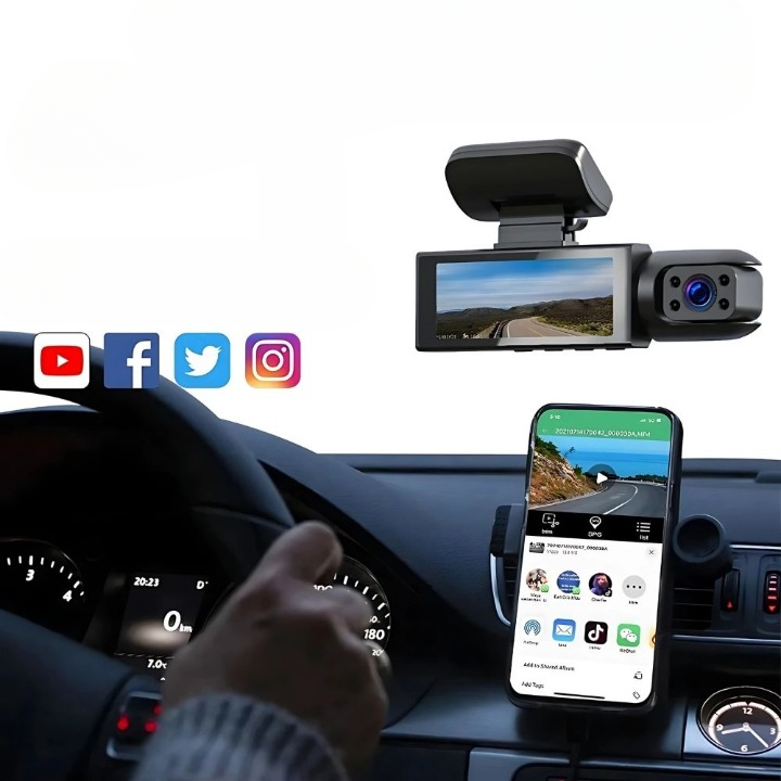 StrataCam - Avanceret 320° ultravidvinkel smart dashcam-systemet