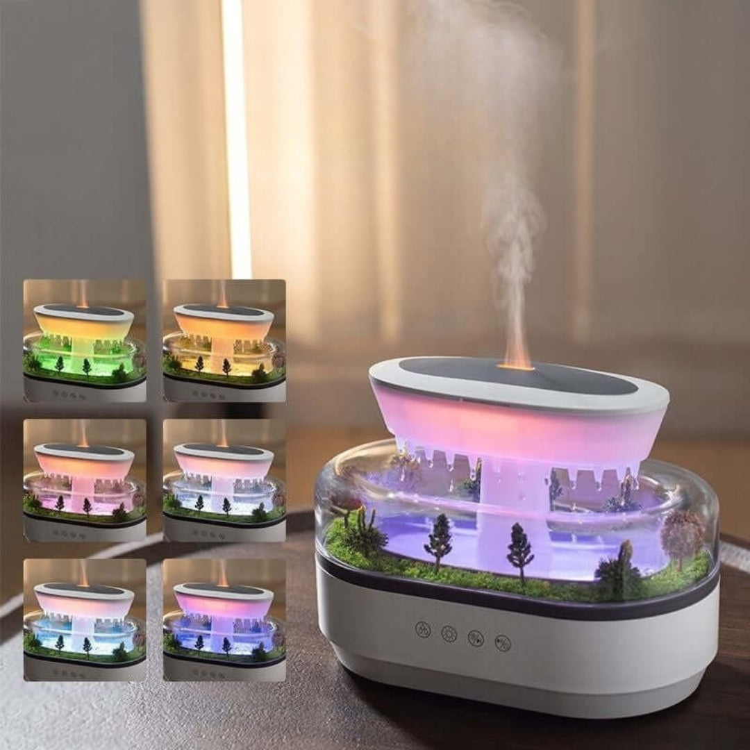 MistHaven – Naturinspireret diffuser med beroligende tåge og omgivende belysning