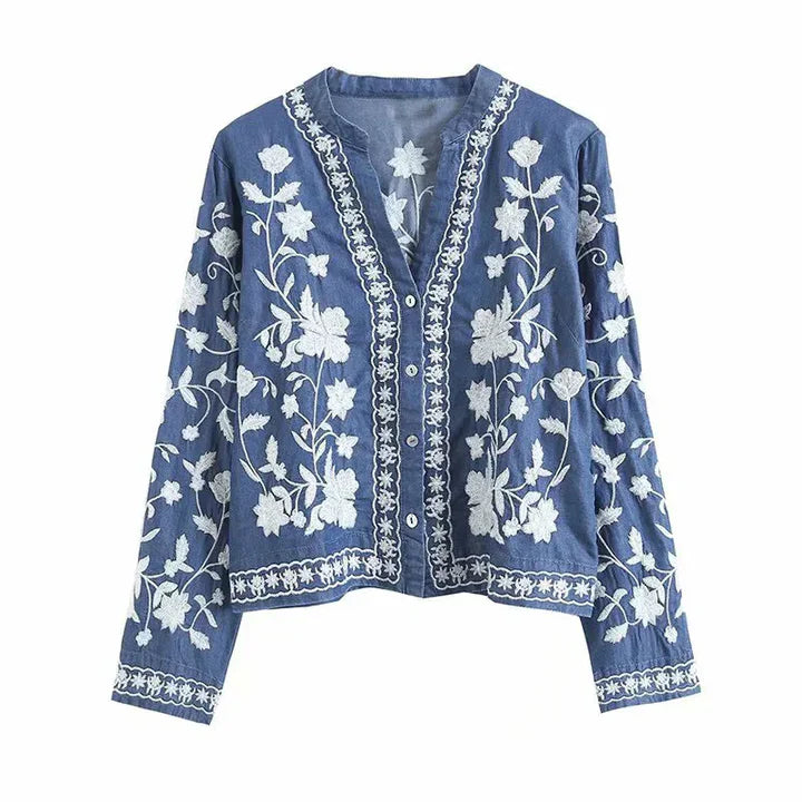 Zelma™ - Boho-broderet jakke