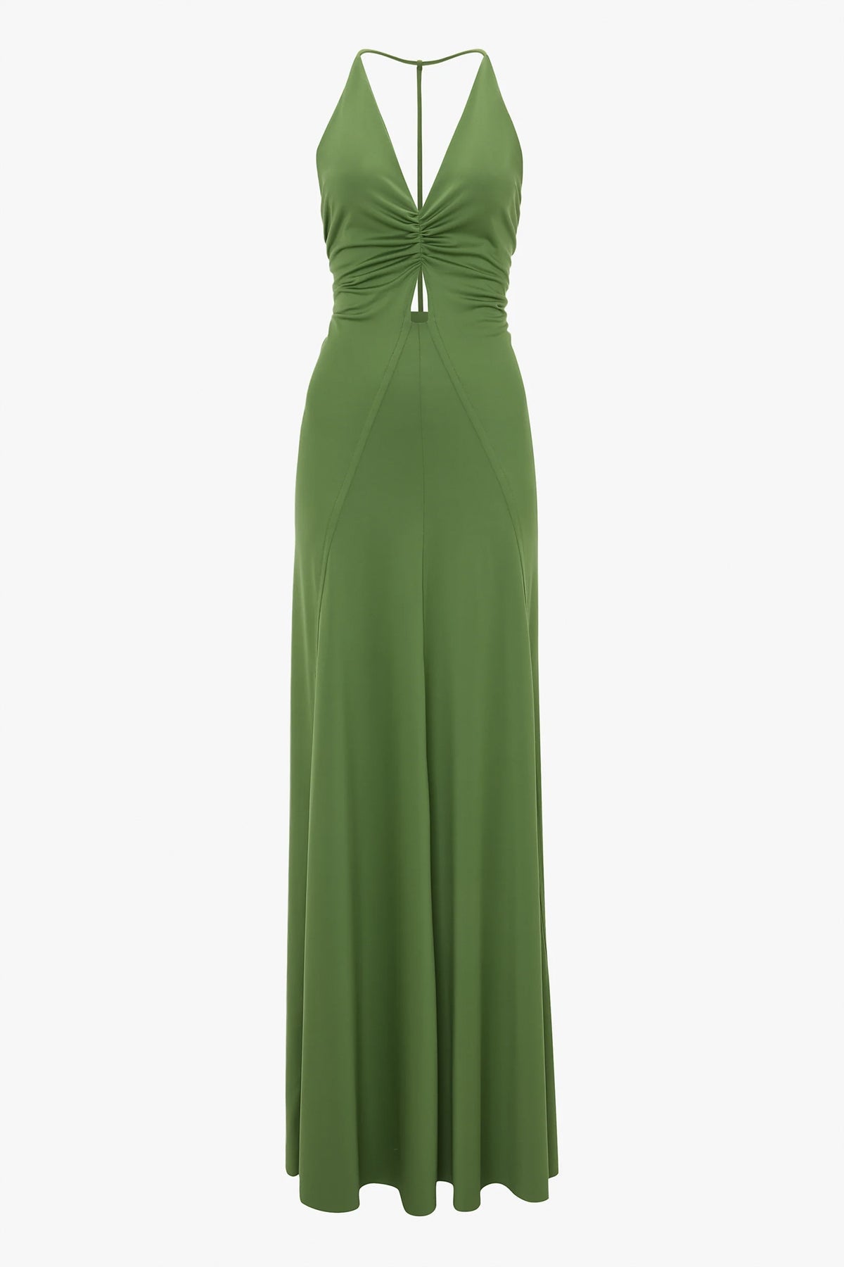 Celeste V-udskæring Ruched Cami-kjole