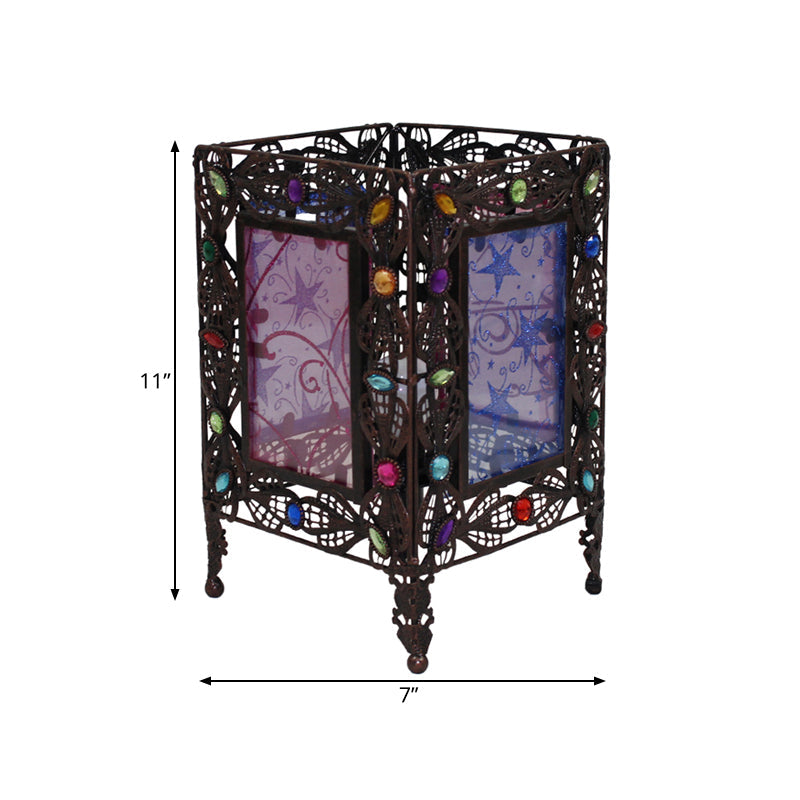 Metalluxe – Art Deco natbelysning med rustikt metaldesign