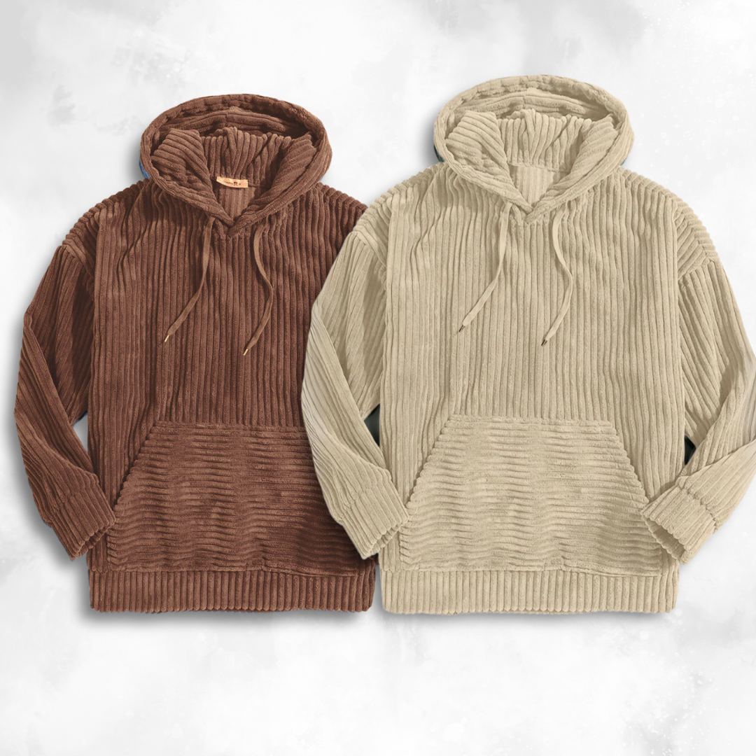 Lukas - Alpine Cord Hoodie 2-delt sæt