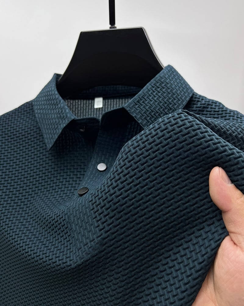 Ashton - Luksuriøs poloshirt med tekstur