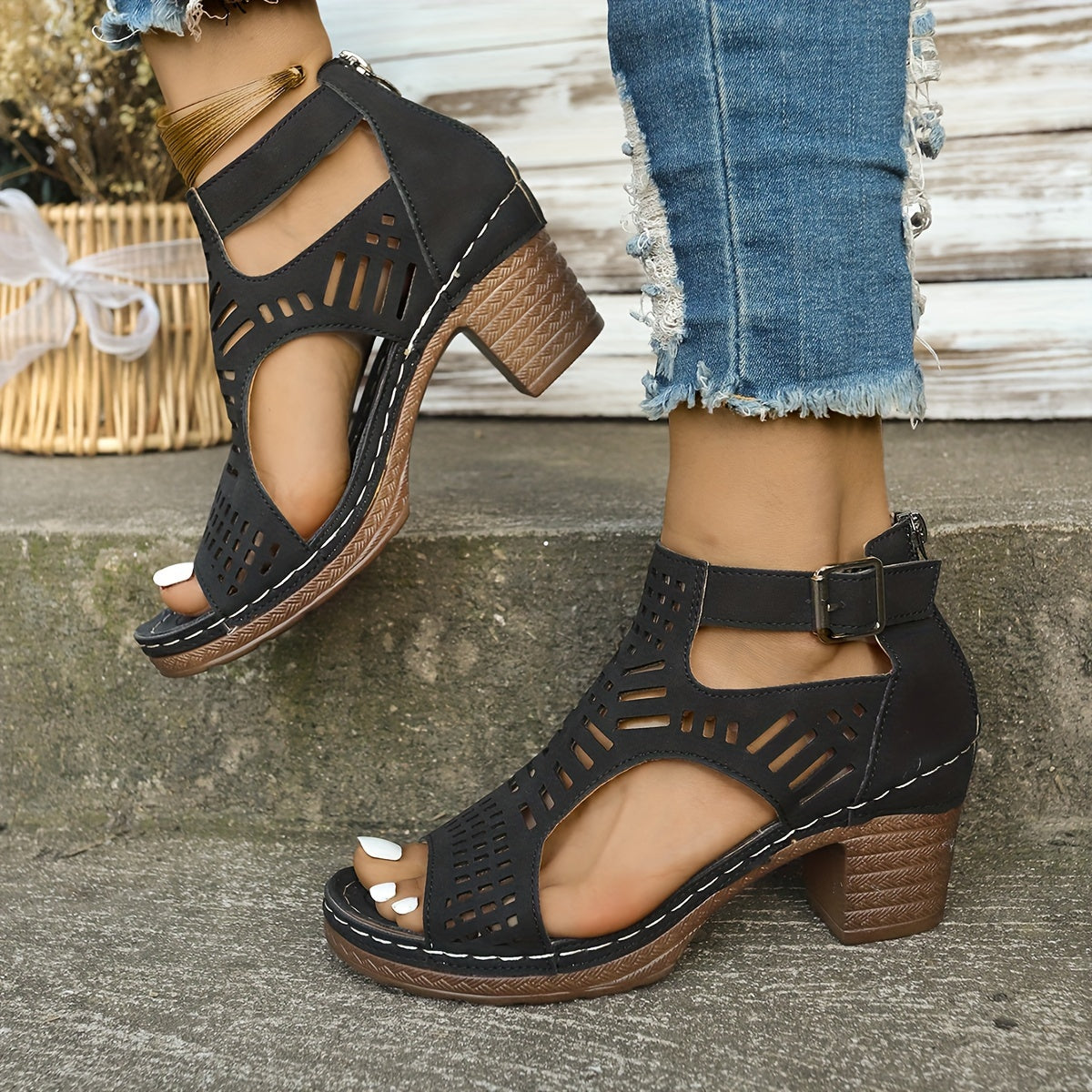 Emma - Chic Sommer Hæle Sandaler