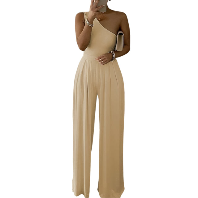 Tori - Elegant en-skulder jumpsuit