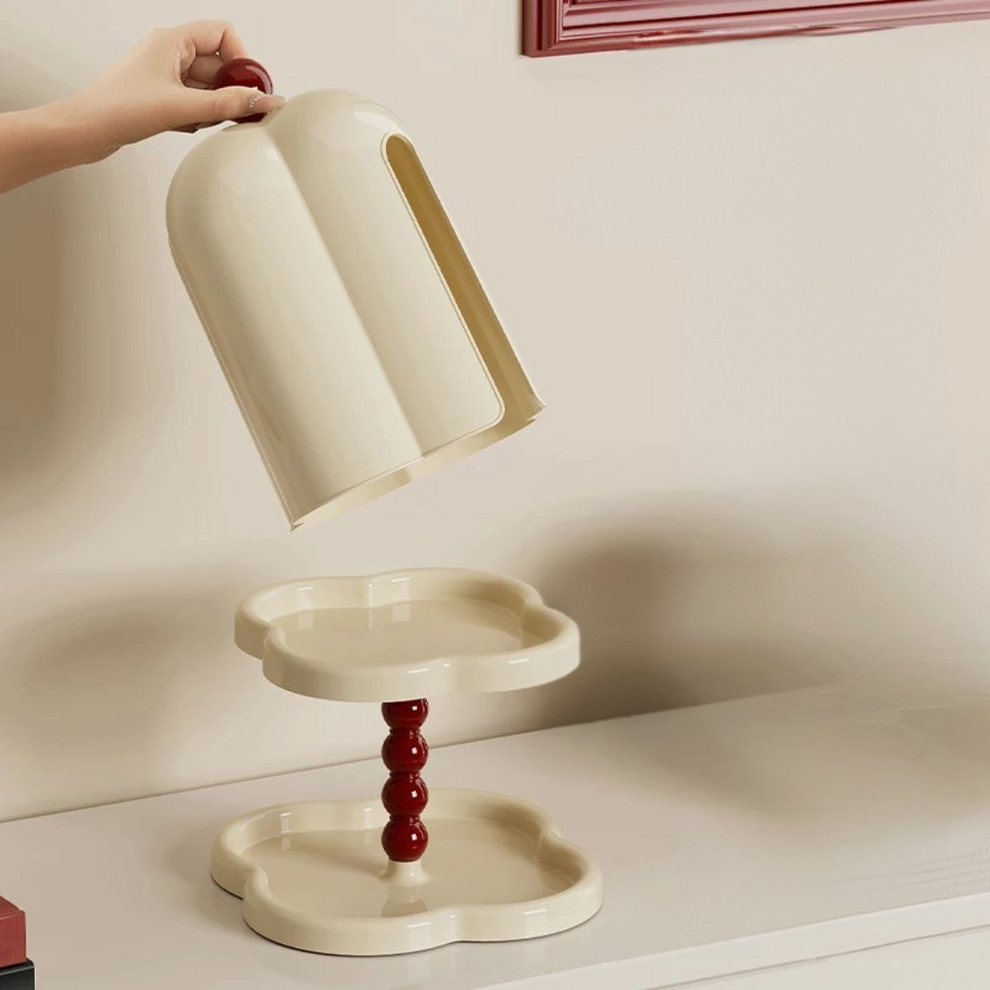 StealthBox – Tissue box med beskyttende kuppellåg og skjult opbevaringsrum