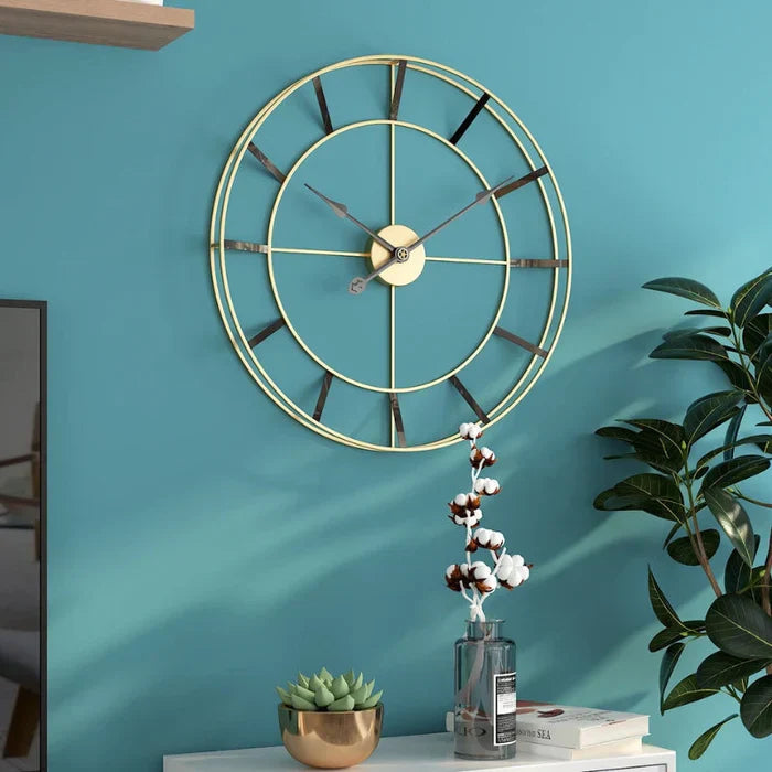 Moderne minimalistisk vægur med elegant design