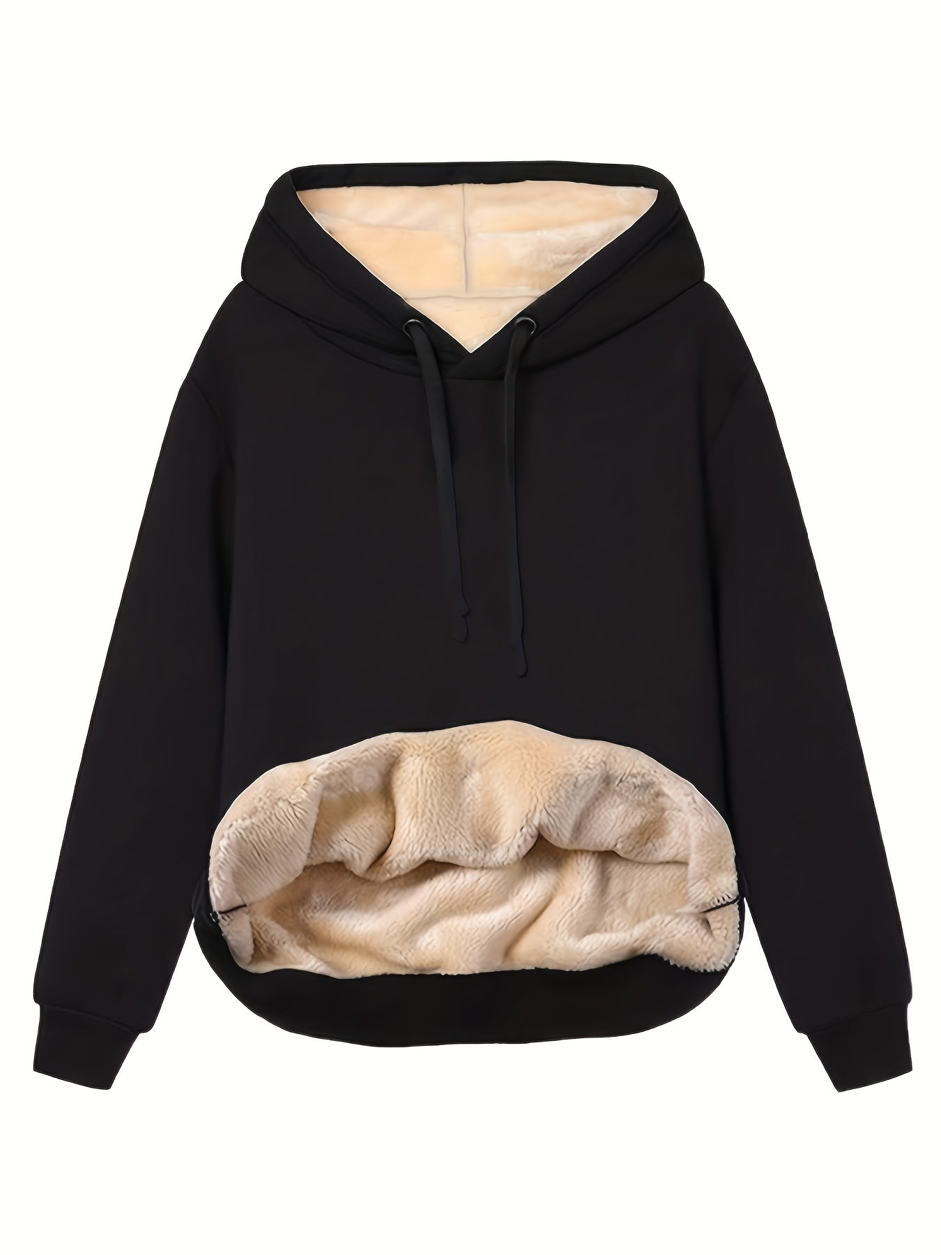 Mia - Varm vinterhygge med fleece-hættetrøje