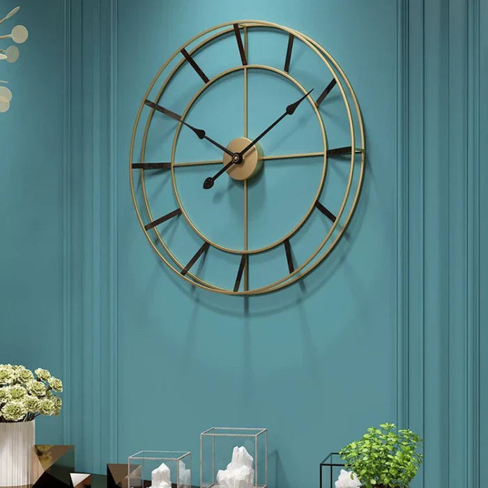 Moderne minimalistisk vægur med elegant design