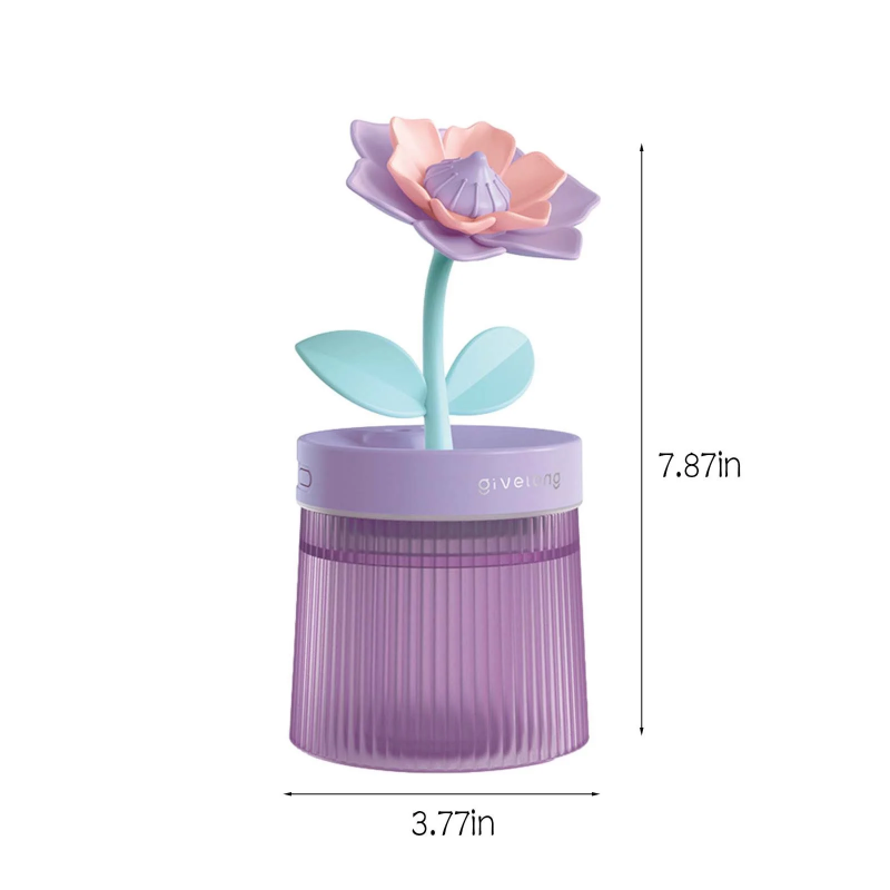 PetalBreeze - Elegant luftfugter til ren, duftende luft