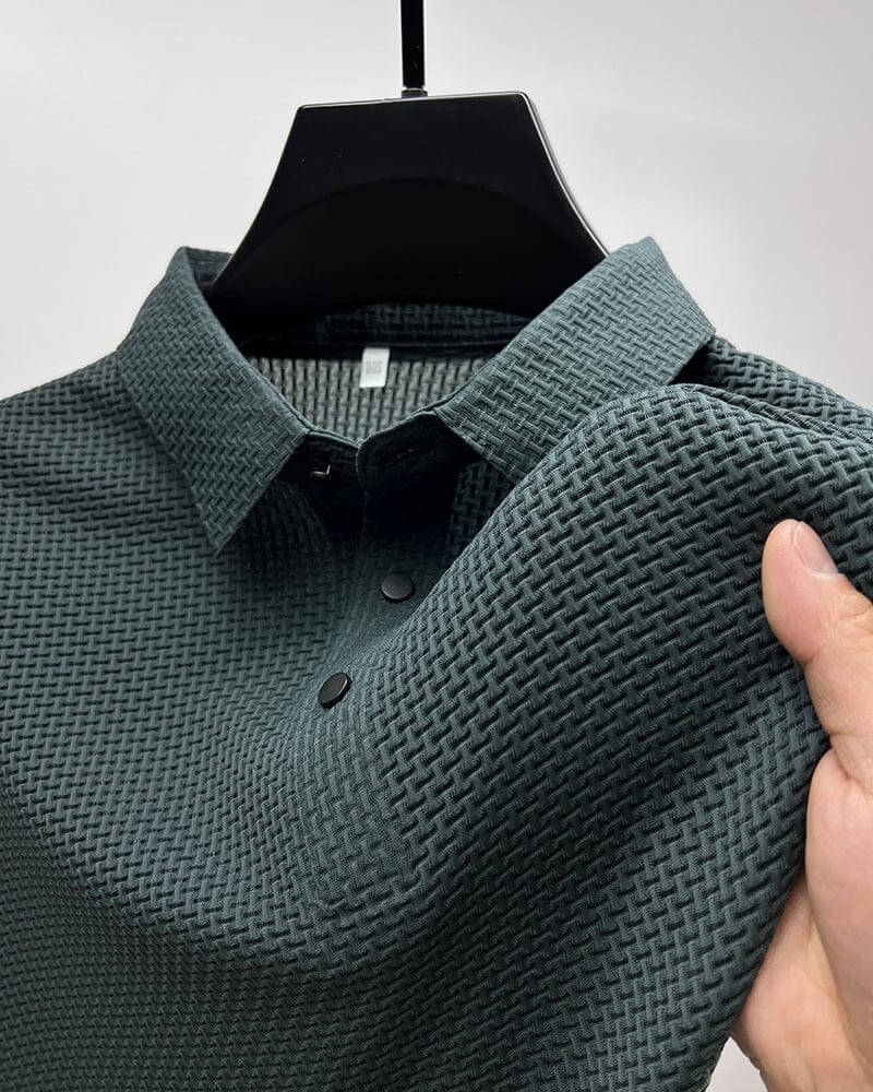 Ashton - Luksuriøs poloshirt med tekstur
