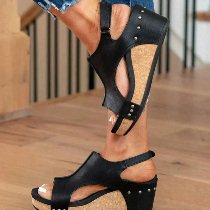 Lena Komfortable Wedge Sandaler