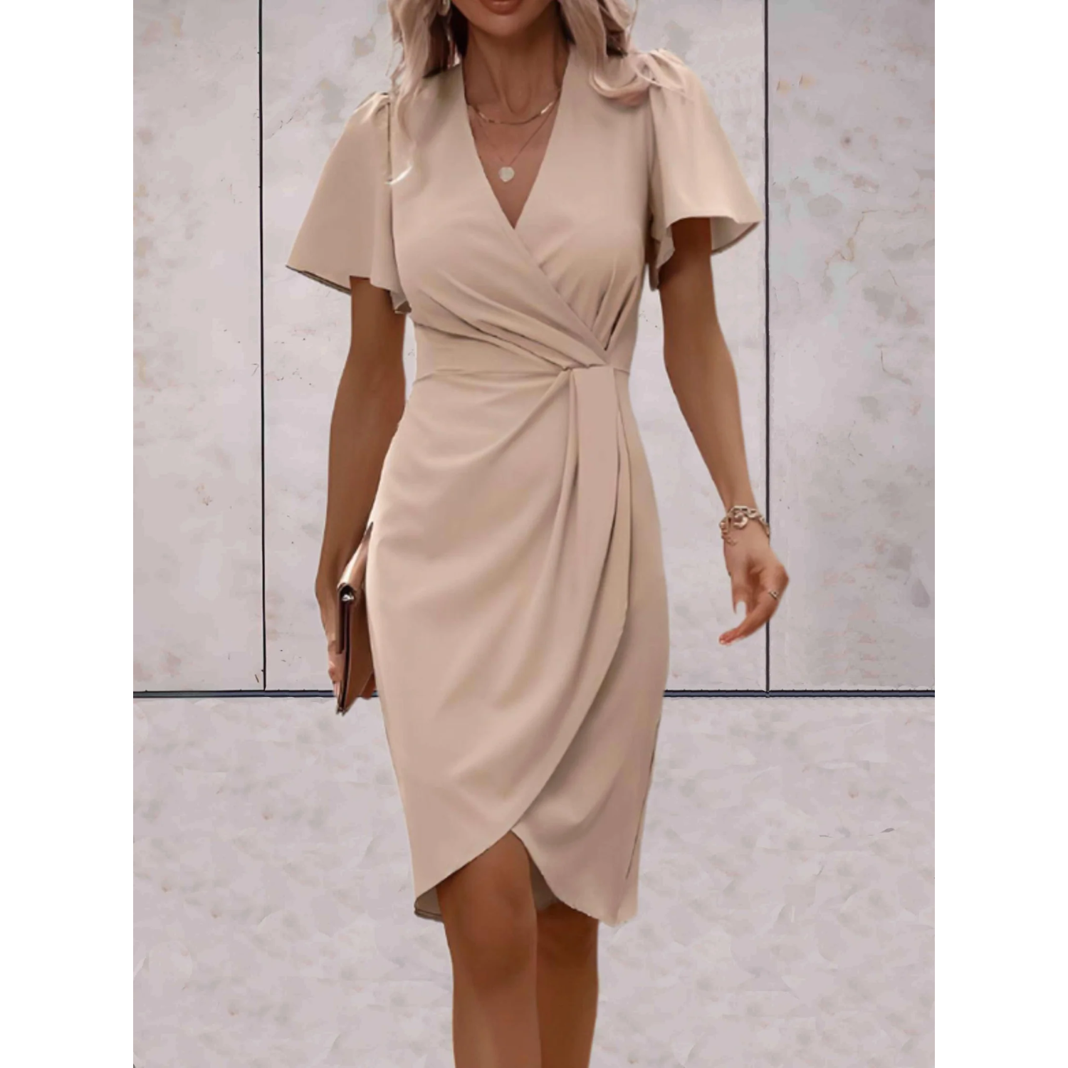 Laura - Sommerchic Draperet Kjole