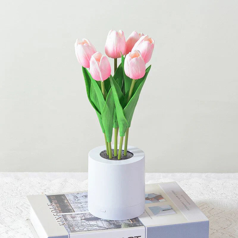 Florentia - Oplyst blomsterlampe