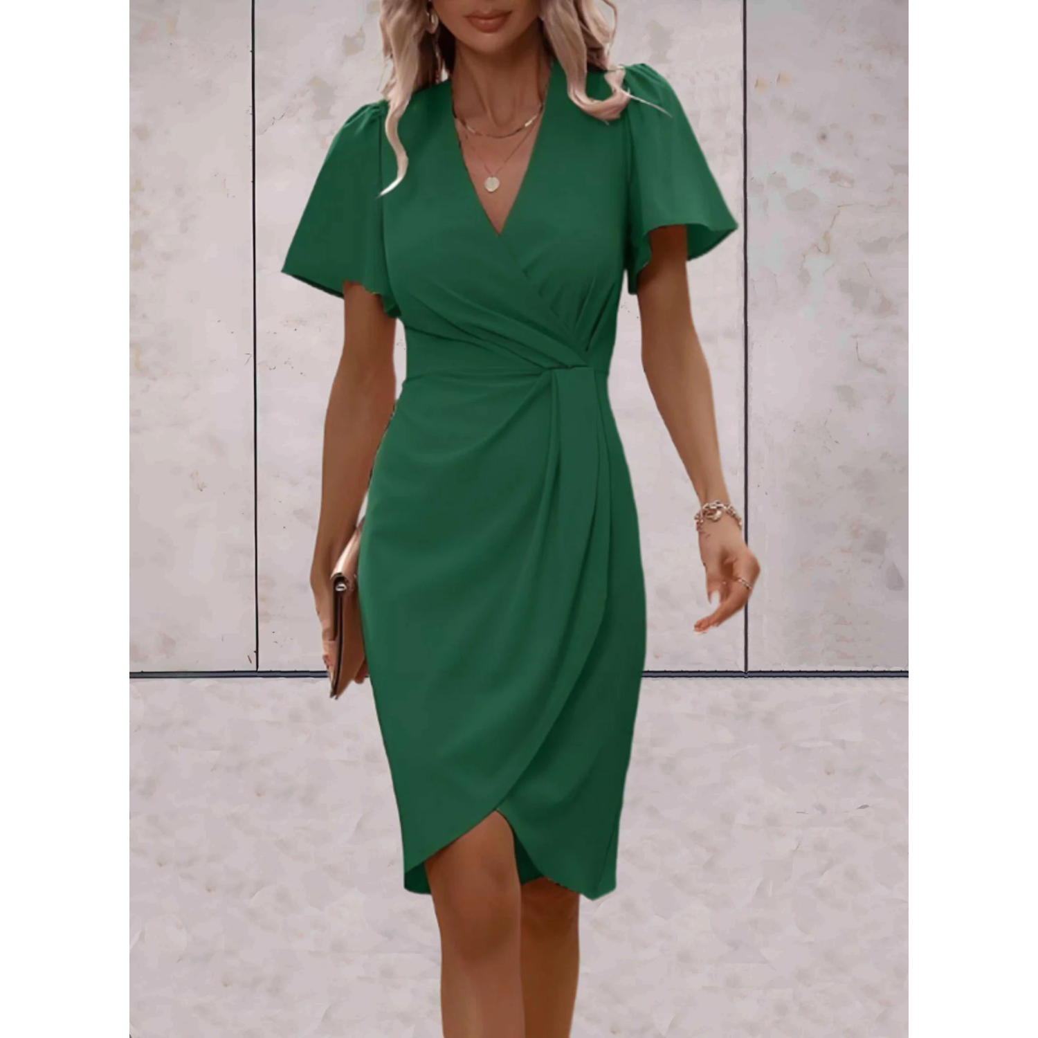 Laura - Sommerchic Draperet Kjole