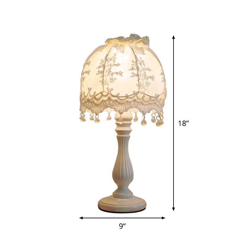 LaceDream - Pastoral Dome Natbordslampe