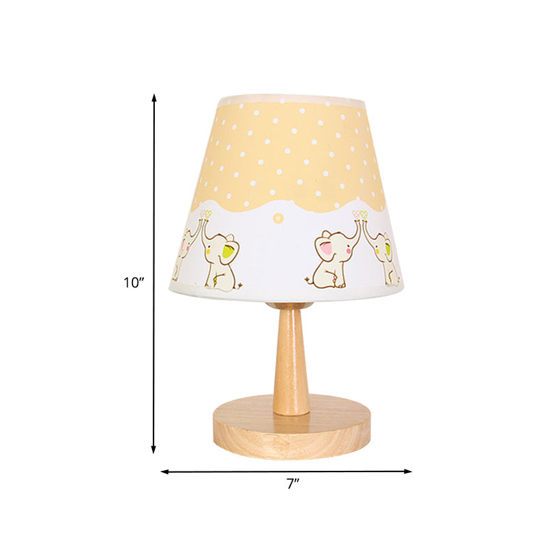 Kidora – tegneserie stof bordlampe