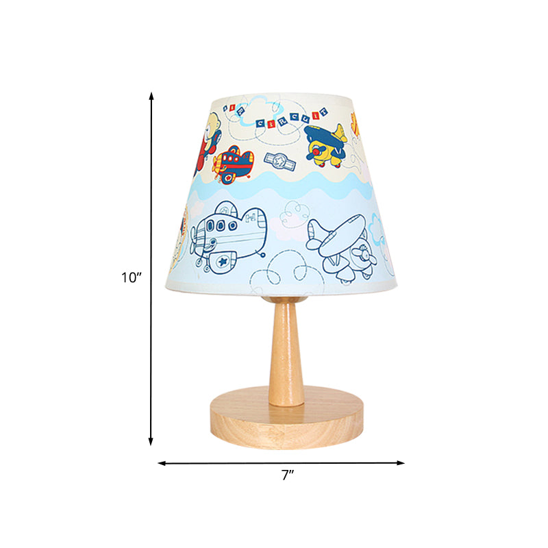 Kidora – tegneserie stof bordlampe