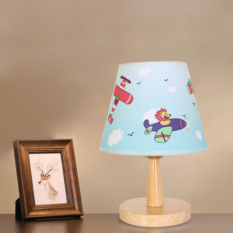 Kidora – tegneserie stof bordlampe