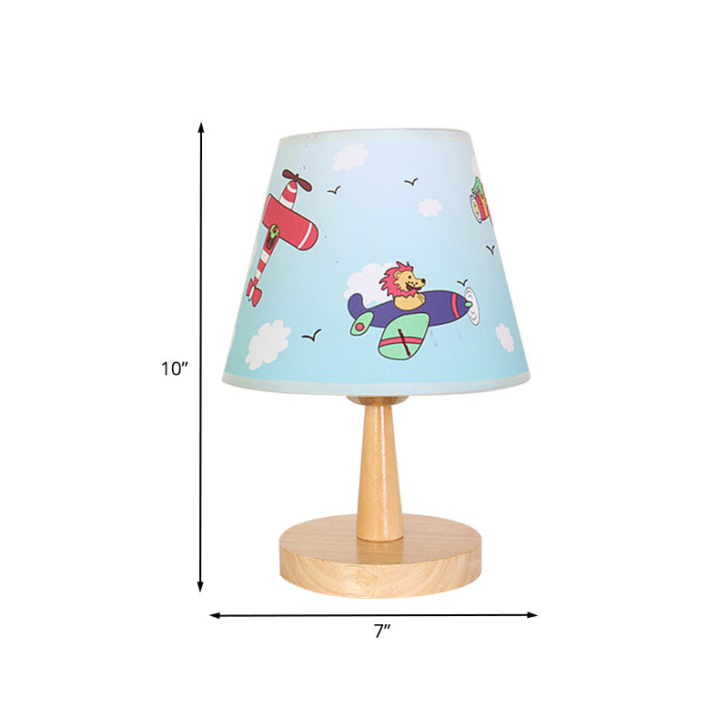Kidora – tegneserie stof bordlampe