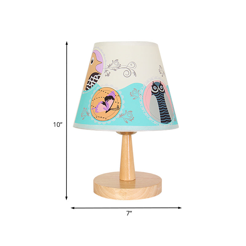 Kidora – tegneserie stof bordlampe