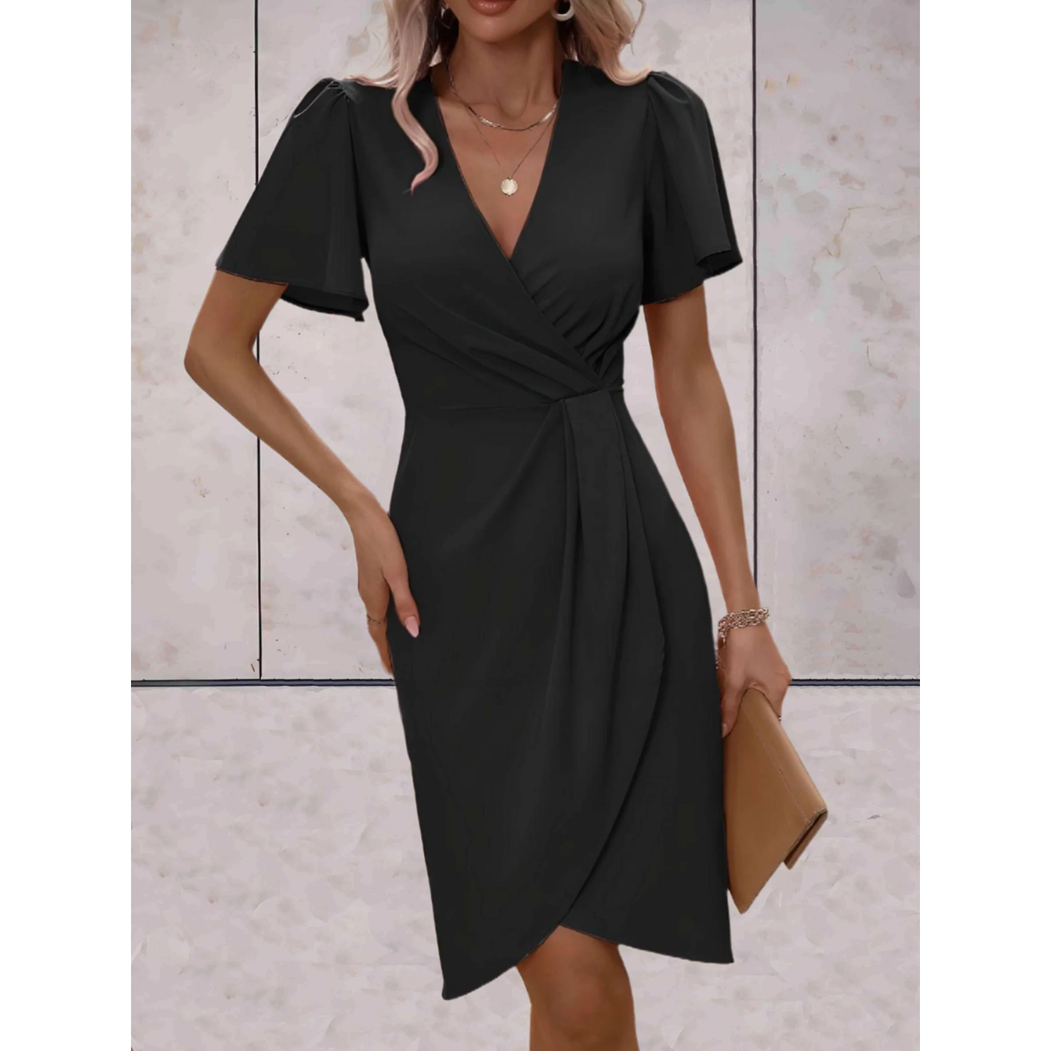Laura - Sommerchic Draperet Kjole