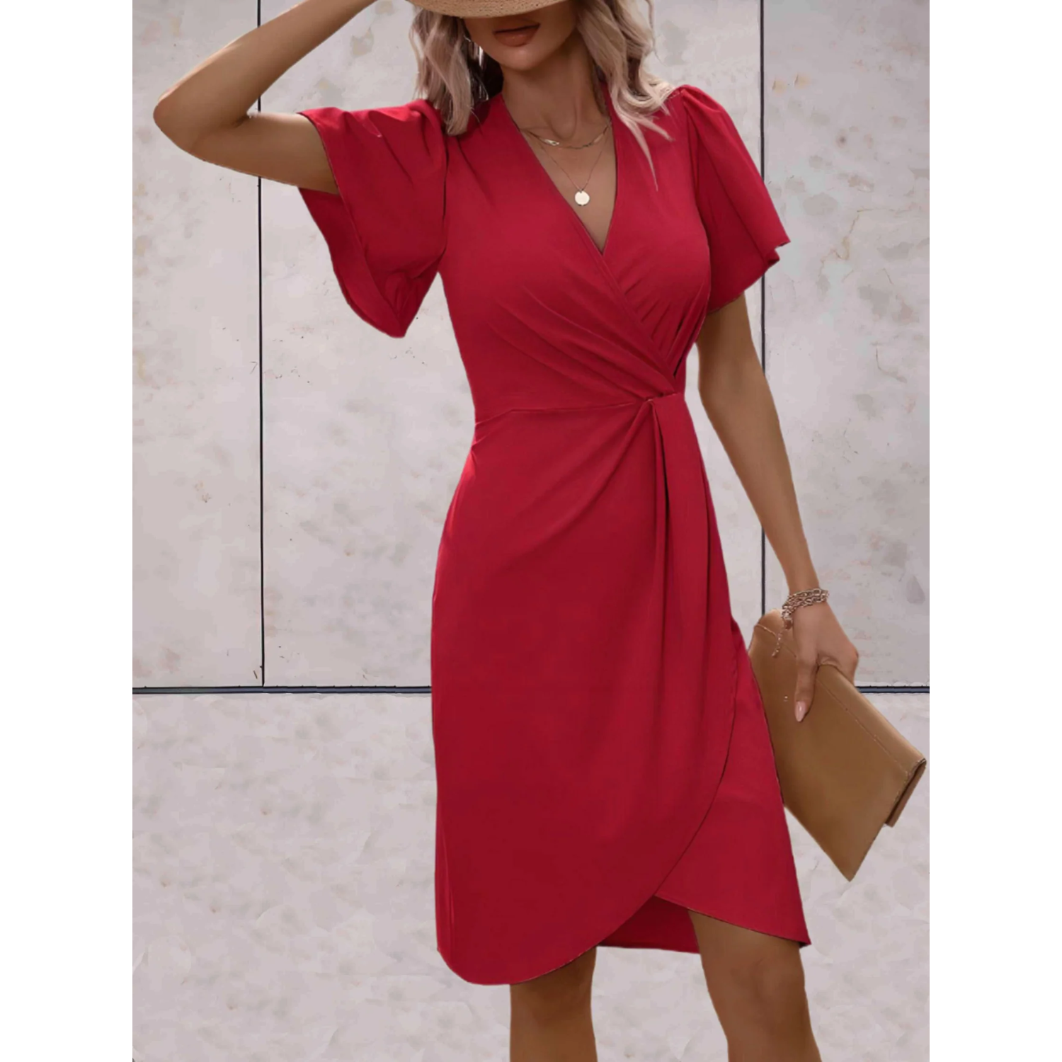 Laura - Sommerchic Draperet Kjole