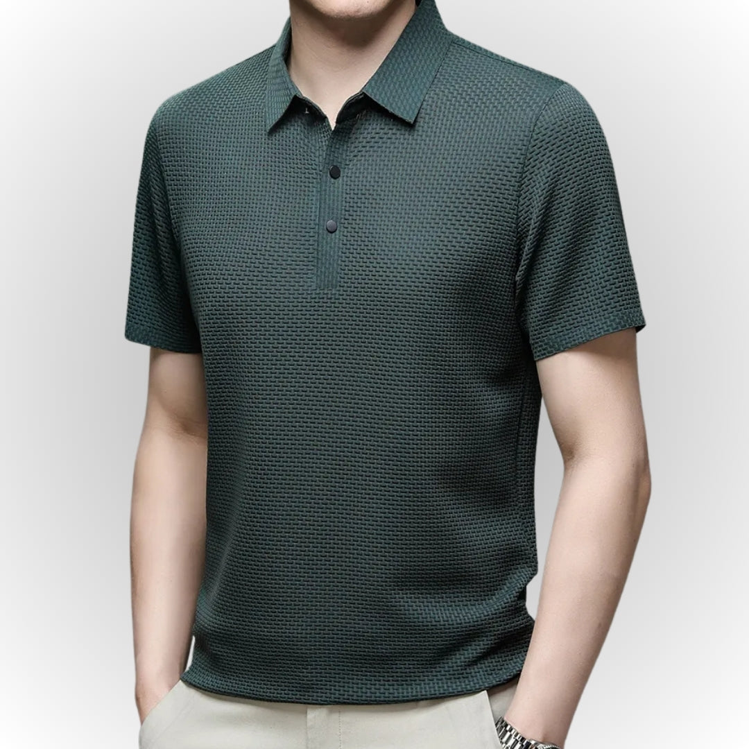 Ashton - Luksuriøs poloshirt med tekstur