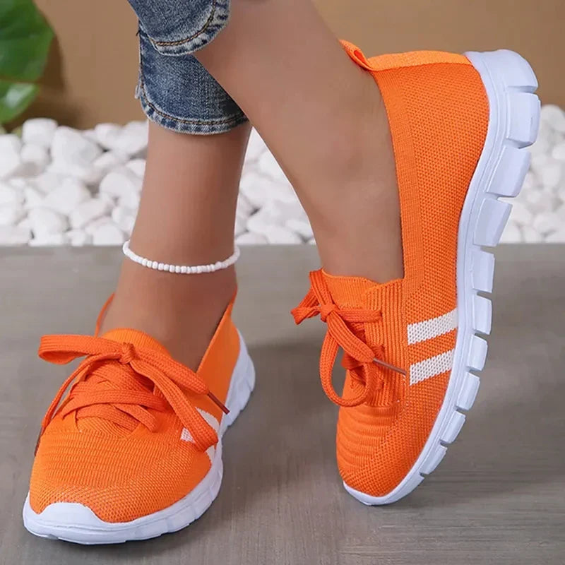 Emmeline - Åndbare strikkede sneakers