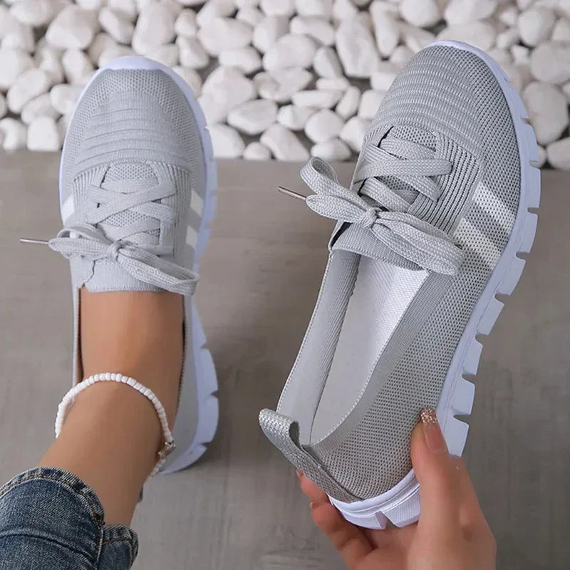 Emmeline - Åndbare strikkede sneakers