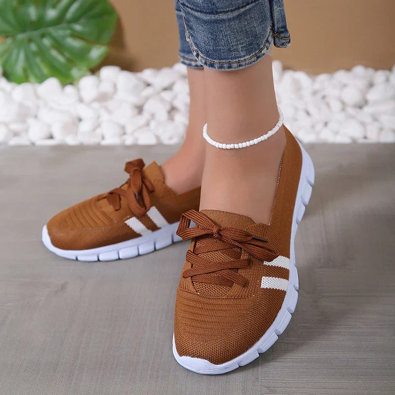 Emmeline - Åndbare strikkede sneakers