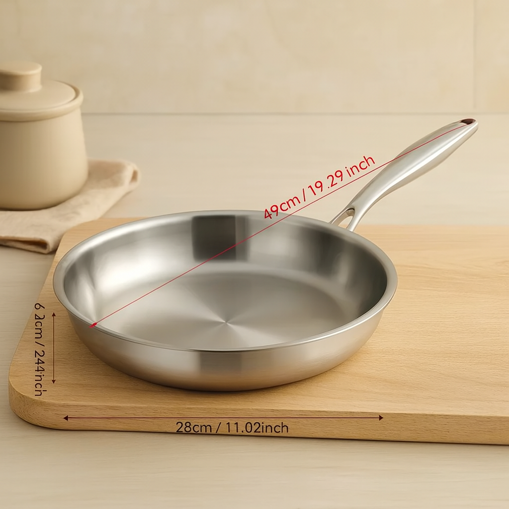 Astoria | Non-stick stegepande lavet af rustfrit stål