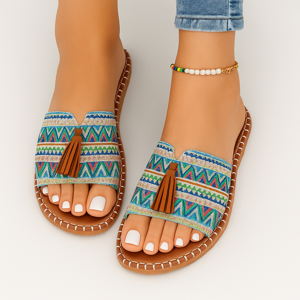 Tassola - Håndlavede sommerslip-ons