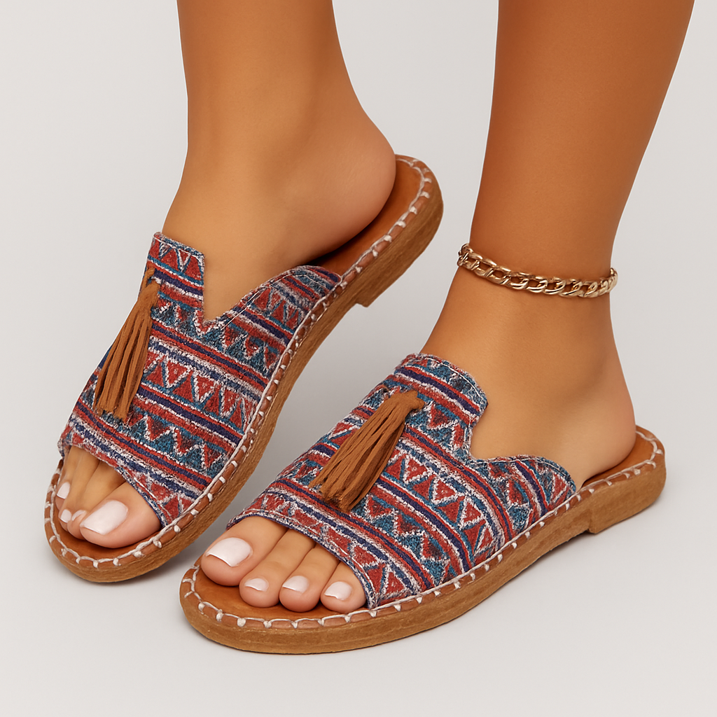 Tassola - Håndlavede sommerslip-ons